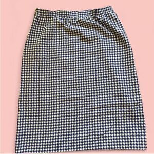 VTG Gw Division of Graff Blue and white gingham midi skirt size 16